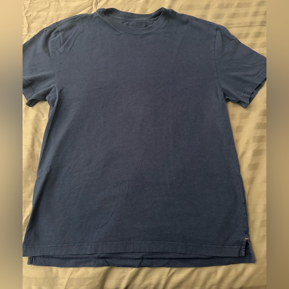Banana Republic Navy Short Sleeve Authentic Tee -100% Supima Cotton